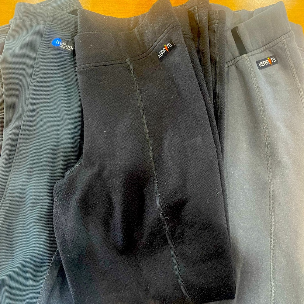 3 pair of horse riding pants in great condition size large